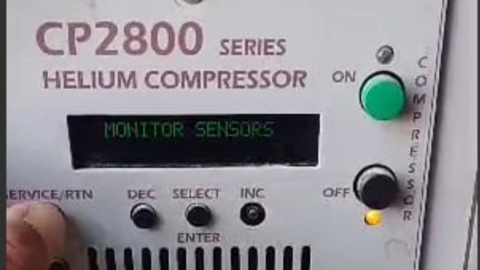 راه اندازی کمپرسور هلیوم   CP2800 توسط گروه صنعتی بحرانی