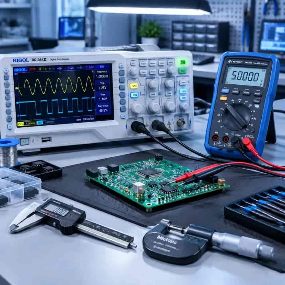 مکانیک تجهیزات test و اندازه گیری