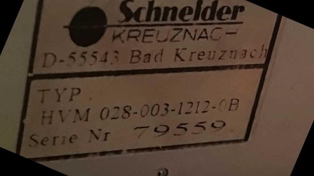 سرووالو **Schneider Typ HVM 028-003-1212-0B**
