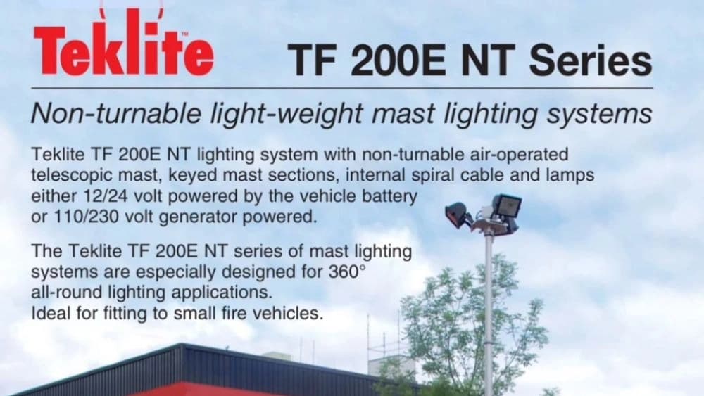 دکل Teklite TF 420XE محصولی از شرکت Clark Masts Teksam NV